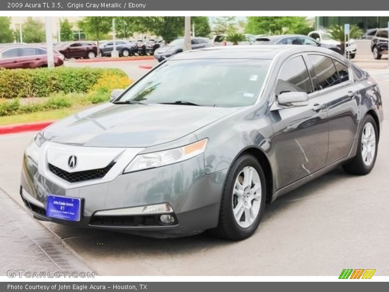 Grigio Gray Metallic / Ebony 2009 Acura TL 3.5