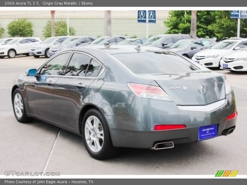 Grigio Gray Metallic / Ebony 2009 Acura TL 3.5