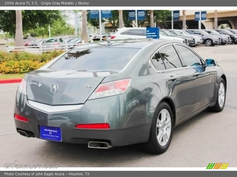 Grigio Gray Metallic / Ebony 2009 Acura TL 3.5