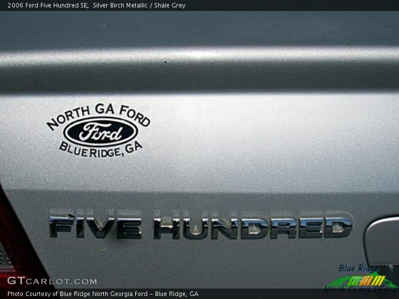 Silver Birch Metallic / Shale Grey 2006 Ford Five Hundred SE