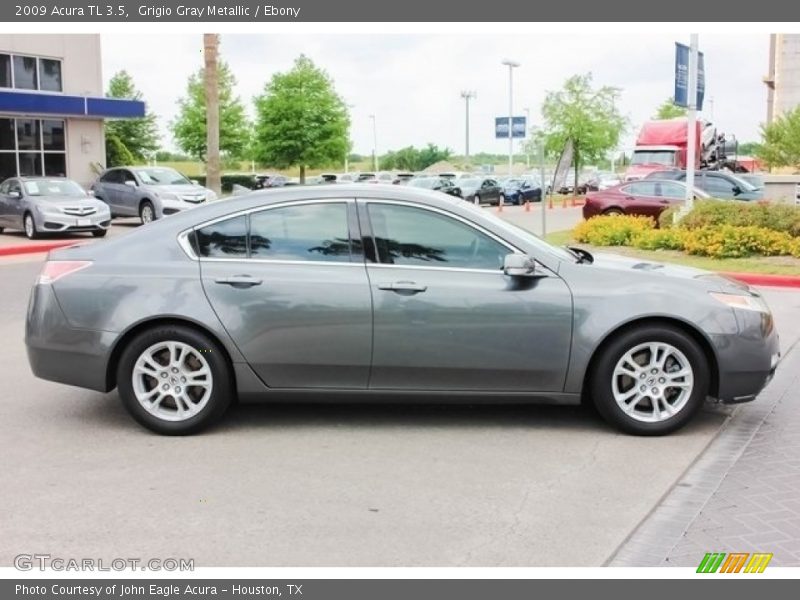 Grigio Gray Metallic / Ebony 2009 Acura TL 3.5