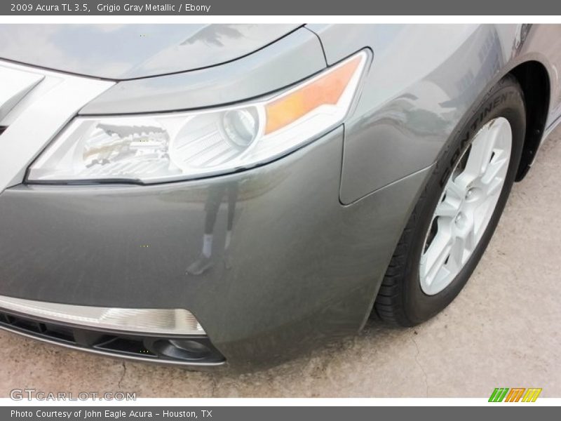 Grigio Gray Metallic / Ebony 2009 Acura TL 3.5