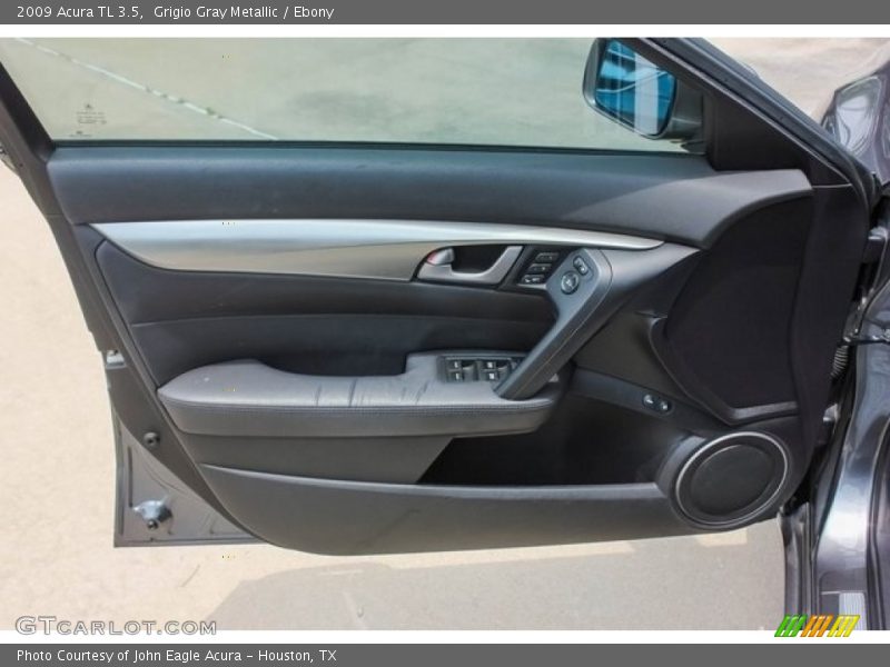 Grigio Gray Metallic / Ebony 2009 Acura TL 3.5