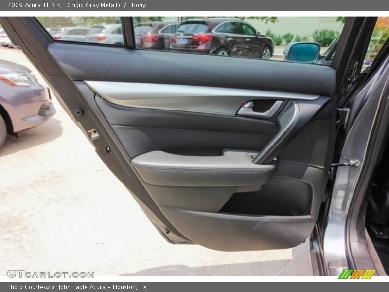 Grigio Gray Metallic / Ebony 2009 Acura TL 3.5