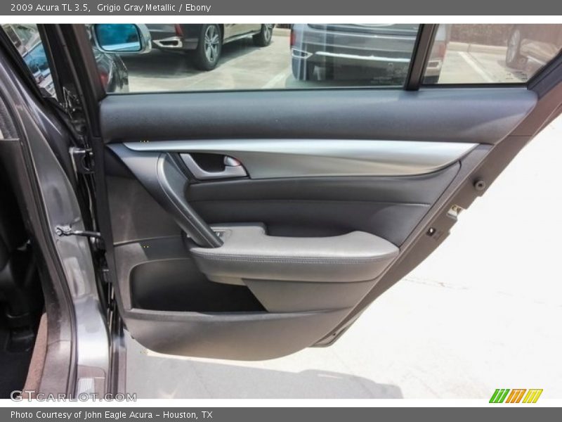 Grigio Gray Metallic / Ebony 2009 Acura TL 3.5