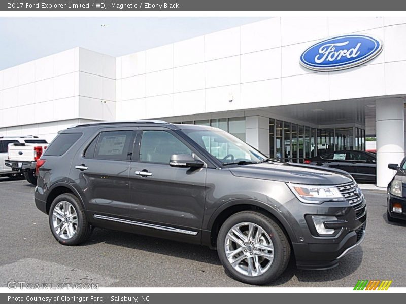 Magnetic / Ebony Black 2017 Ford Explorer Limited 4WD