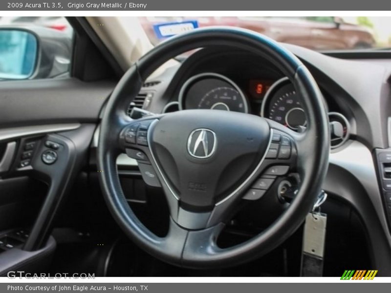 Grigio Gray Metallic / Ebony 2009 Acura TL 3.5