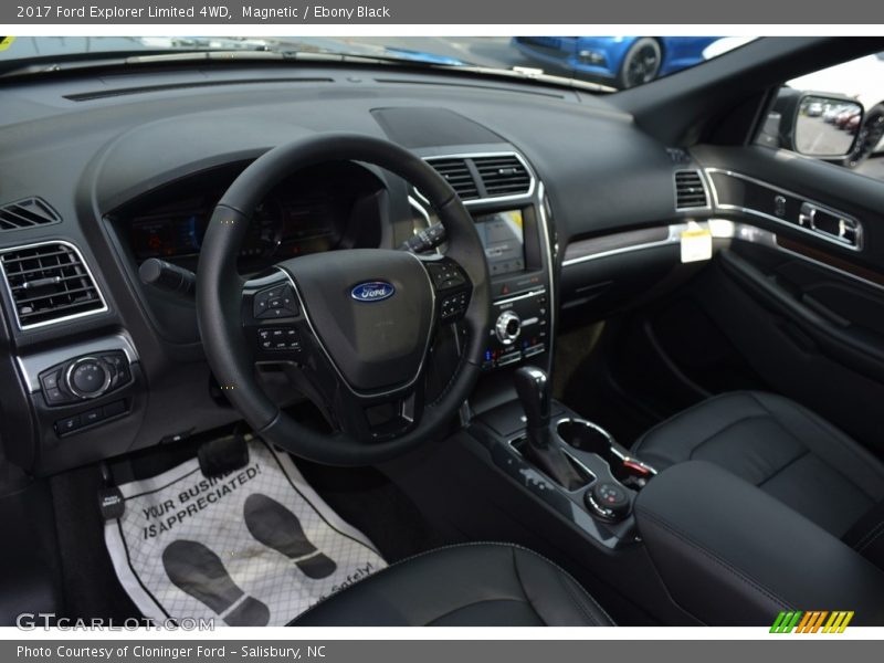 Magnetic / Ebony Black 2017 Ford Explorer Limited 4WD