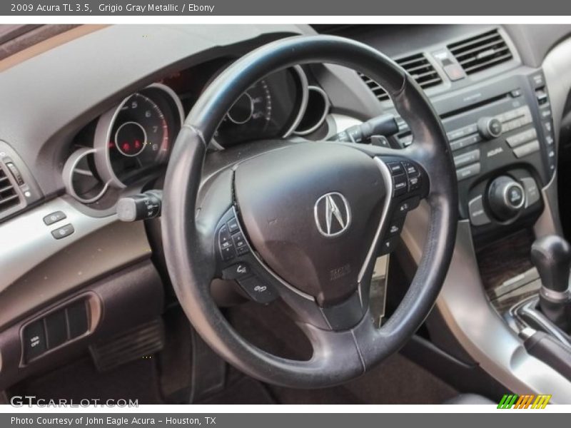 Grigio Gray Metallic / Ebony 2009 Acura TL 3.5