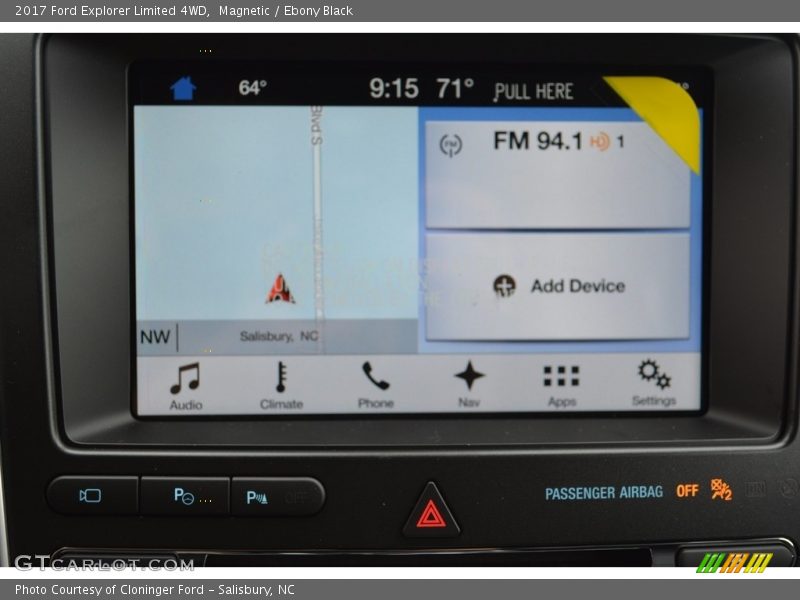 Magnetic / Ebony Black 2017 Ford Explorer Limited 4WD