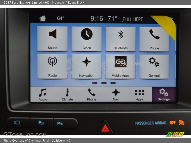 Magnetic / Ebony Black 2017 Ford Explorer Limited 4WD