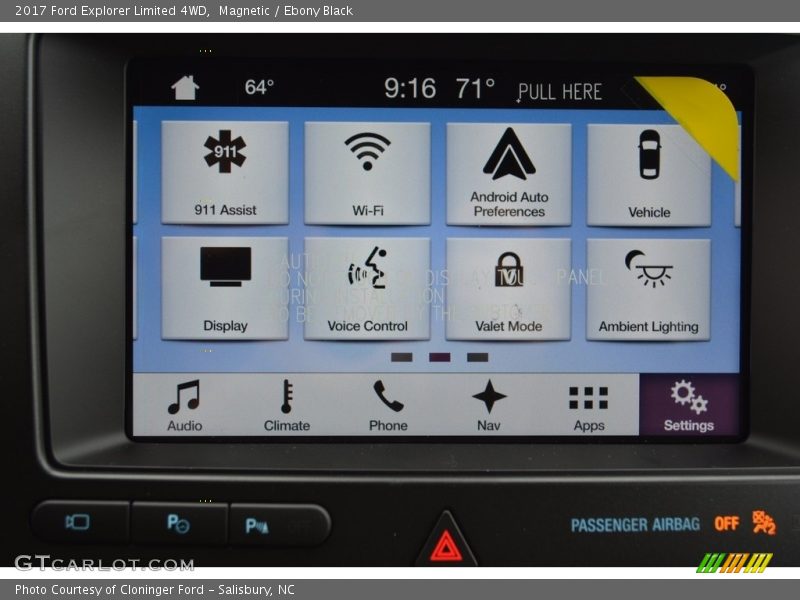 Magnetic / Ebony Black 2017 Ford Explorer Limited 4WD