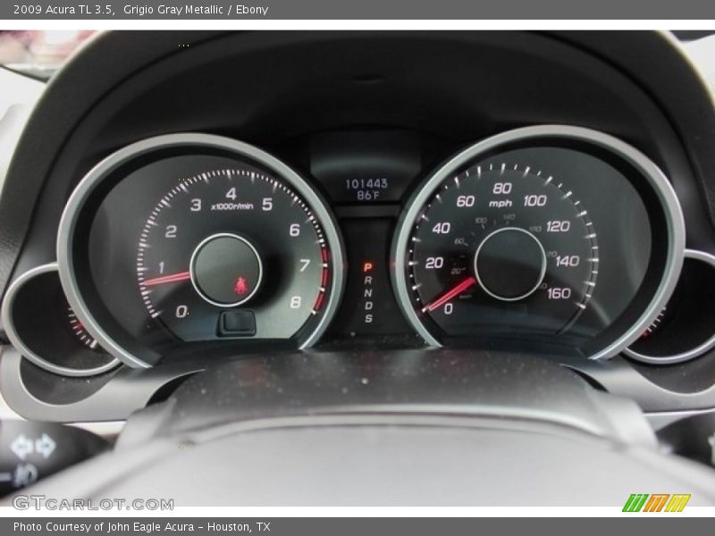 Grigio Gray Metallic / Ebony 2009 Acura TL 3.5