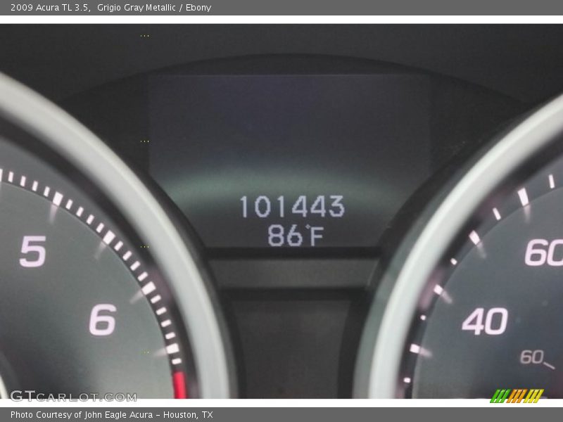 Grigio Gray Metallic / Ebony 2009 Acura TL 3.5