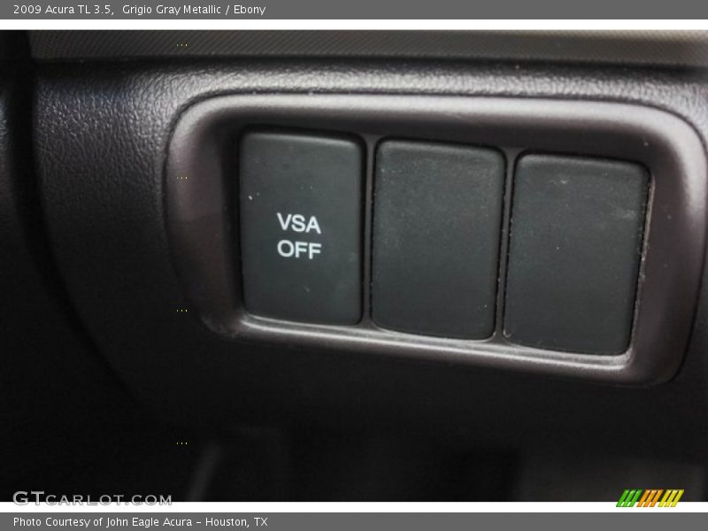 Grigio Gray Metallic / Ebony 2009 Acura TL 3.5