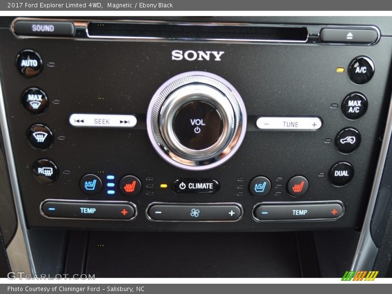 Magnetic / Ebony Black 2017 Ford Explorer Limited 4WD