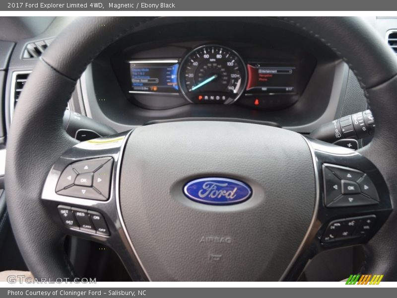 Magnetic / Ebony Black 2017 Ford Explorer Limited 4WD