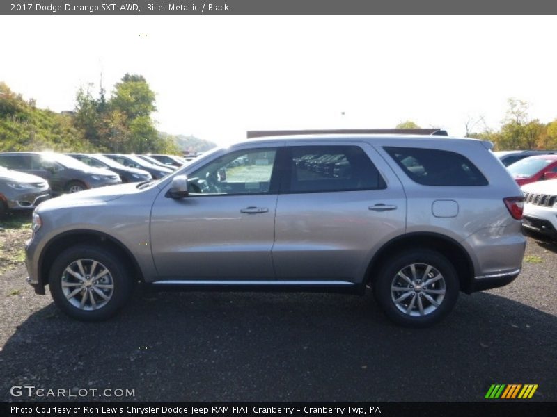 Billet Metallic / Black 2017 Dodge Durango SXT AWD