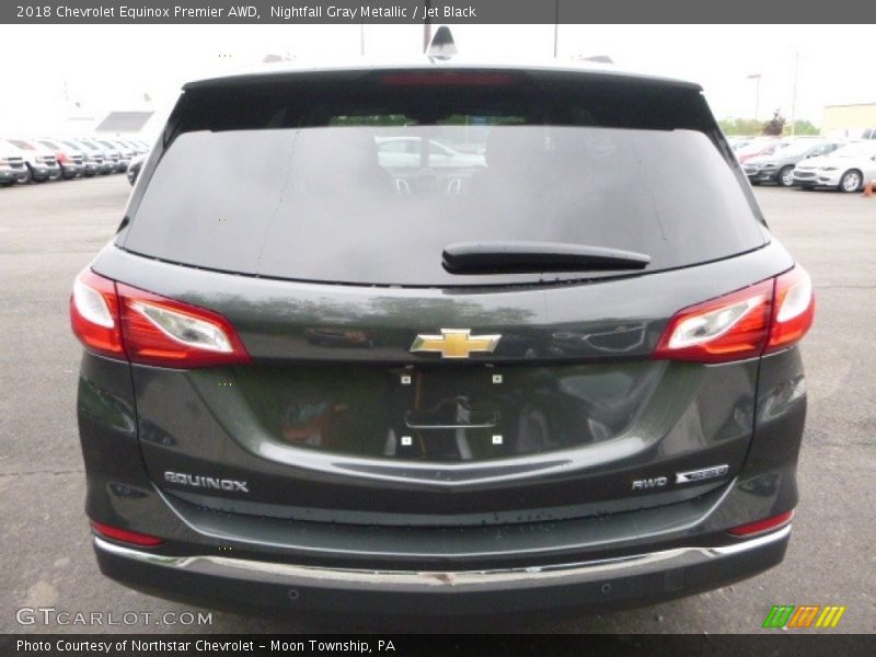 Nightfall Gray Metallic / Jet Black 2018 Chevrolet Equinox Premier AWD