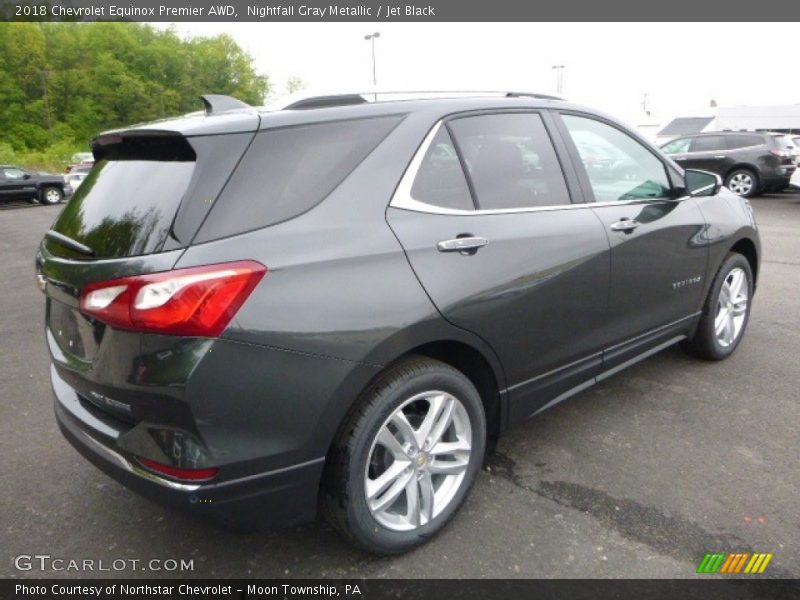 Nightfall Gray Metallic / Jet Black 2018 Chevrolet Equinox Premier AWD