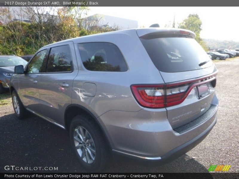 Billet Metallic / Black 2017 Dodge Durango SXT AWD