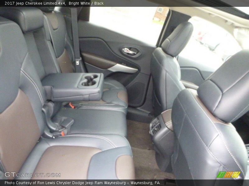 Bright White / Black 2017 Jeep Cherokee Limited 4x4