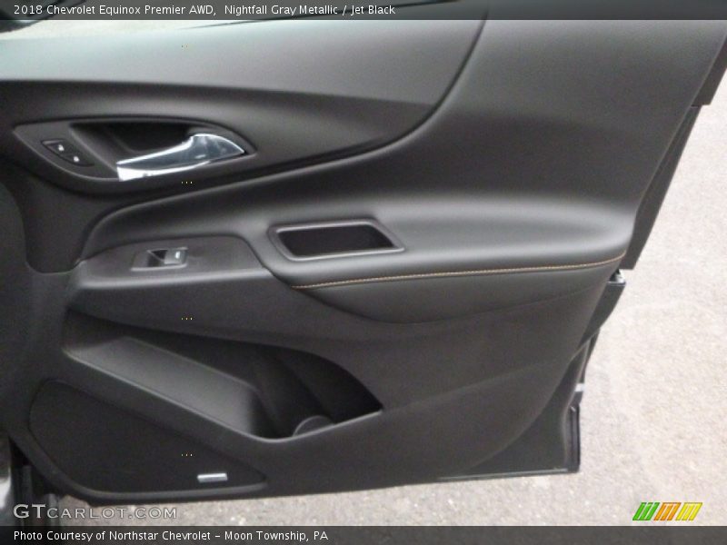 Nightfall Gray Metallic / Jet Black 2018 Chevrolet Equinox Premier AWD
