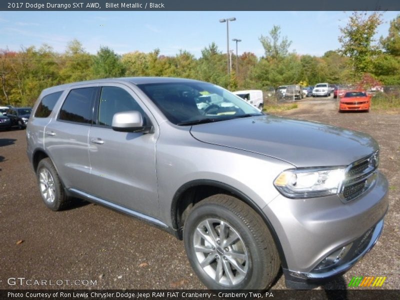 Billet Metallic / Black 2017 Dodge Durango SXT AWD