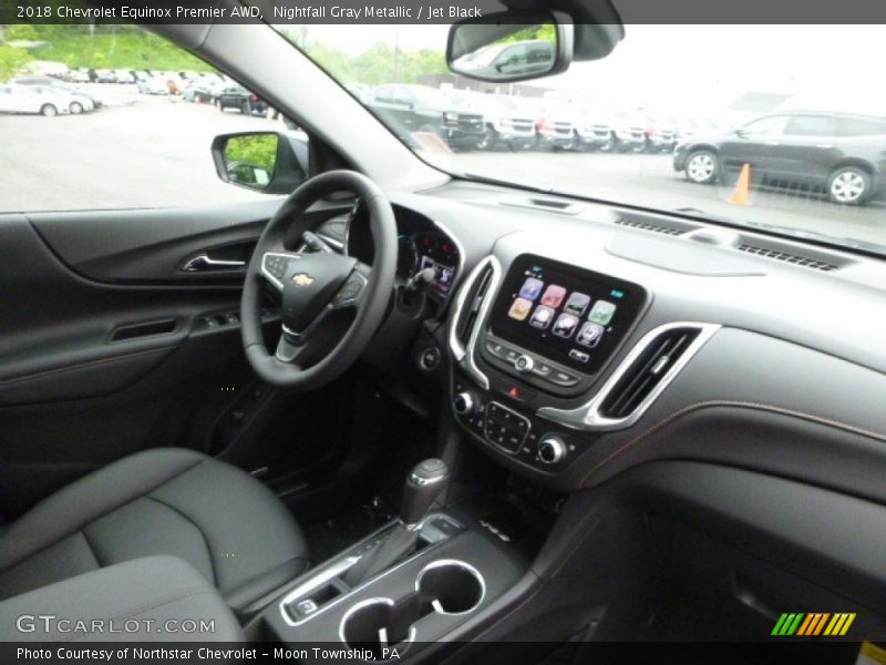 Nightfall Gray Metallic / Jet Black 2018 Chevrolet Equinox Premier AWD