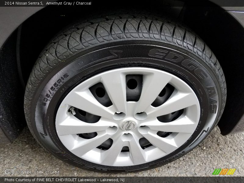 Amethyst Gray / Charcoal 2014 Nissan Sentra S