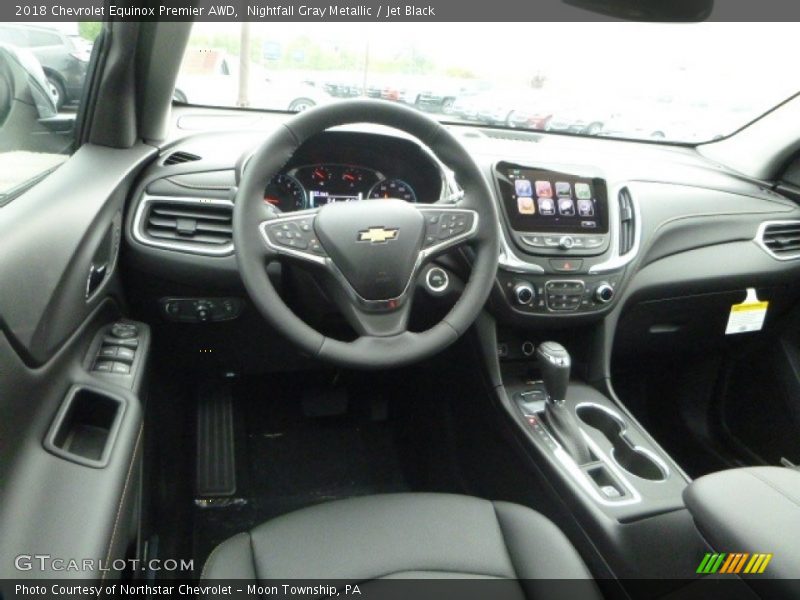 Nightfall Gray Metallic / Jet Black 2018 Chevrolet Equinox Premier AWD