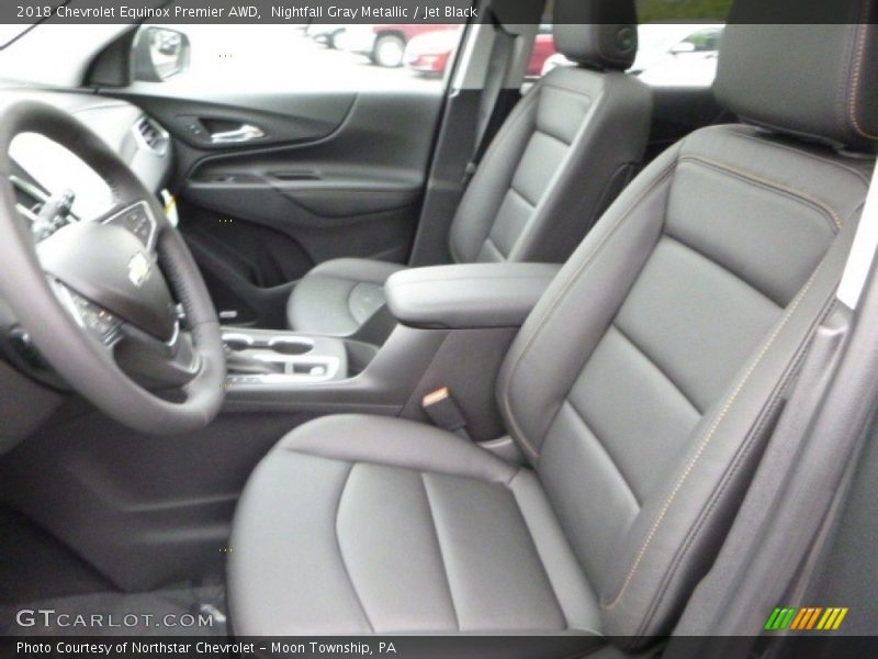 Nightfall Gray Metallic / Jet Black 2018 Chevrolet Equinox Premier AWD