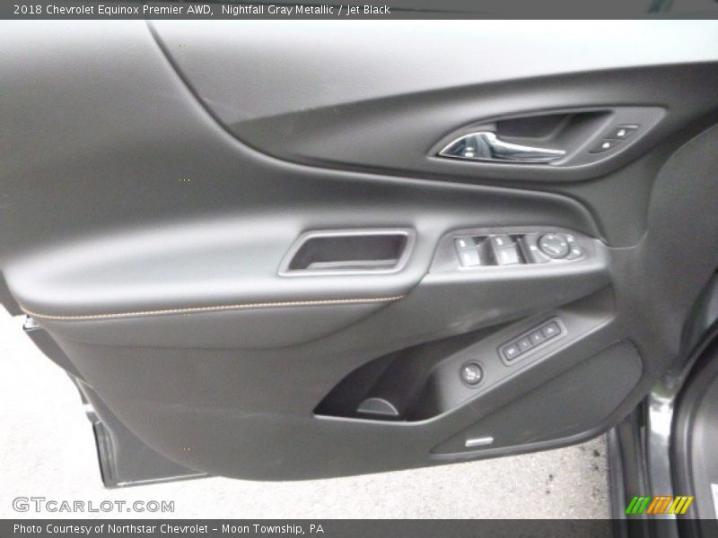 Nightfall Gray Metallic / Jet Black 2018 Chevrolet Equinox Premier AWD