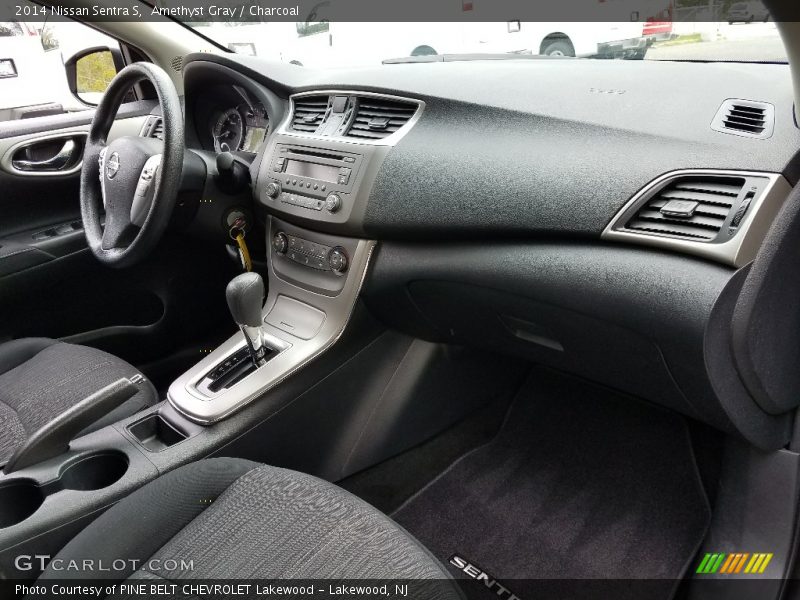 Amethyst Gray / Charcoal 2014 Nissan Sentra S