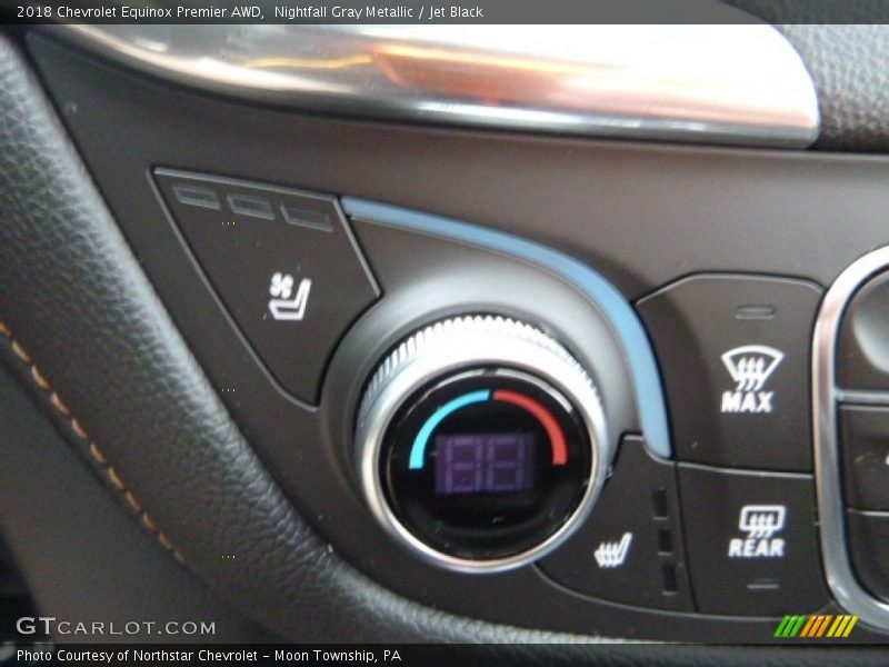 Nightfall Gray Metallic / Jet Black 2018 Chevrolet Equinox Premier AWD