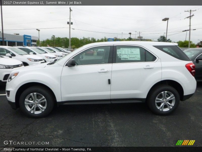 Summit White / Jet Black 2017 Chevrolet Equinox LS