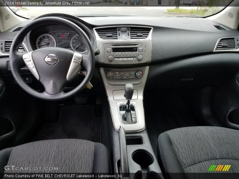 Amethyst Gray / Charcoal 2014 Nissan Sentra S