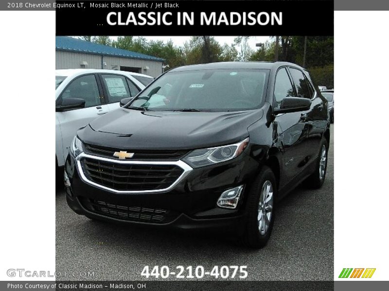 Mosaic Black Metallic / Jet Black 2018 Chevrolet Equinox LT