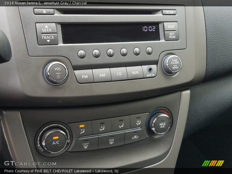 Amethyst Gray / Charcoal 2014 Nissan Sentra S