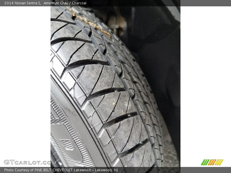 Amethyst Gray / Charcoal 2014 Nissan Sentra S