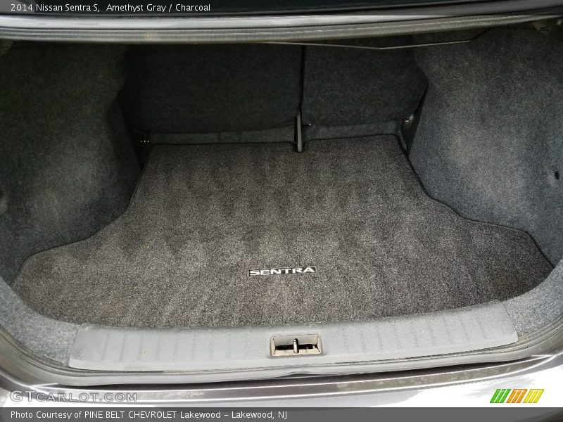 Amethyst Gray / Charcoal 2014 Nissan Sentra S