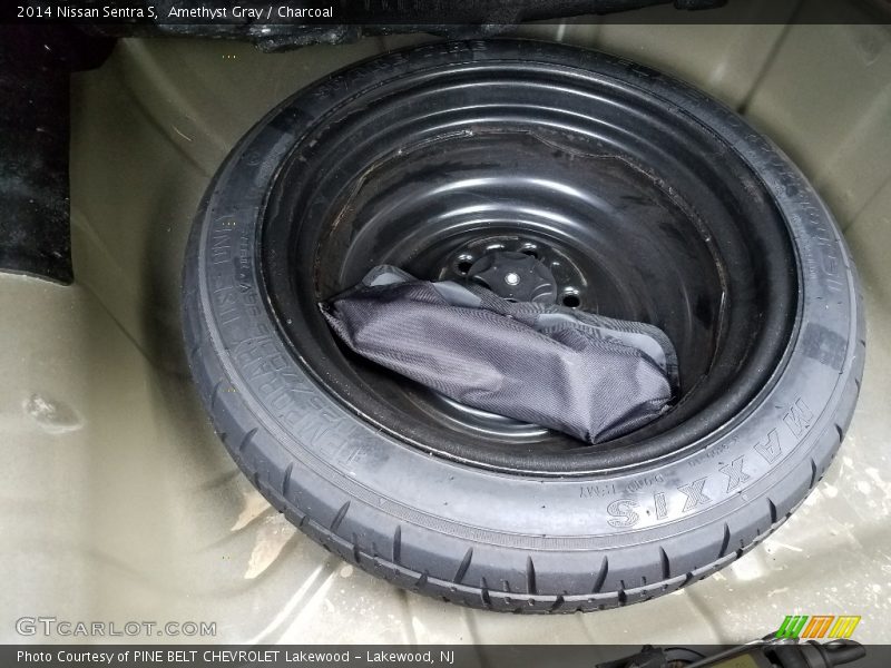 Amethyst Gray / Charcoal 2014 Nissan Sentra S