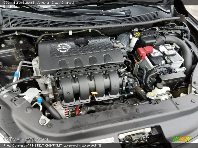 Amethyst Gray / Charcoal 2014 Nissan Sentra S