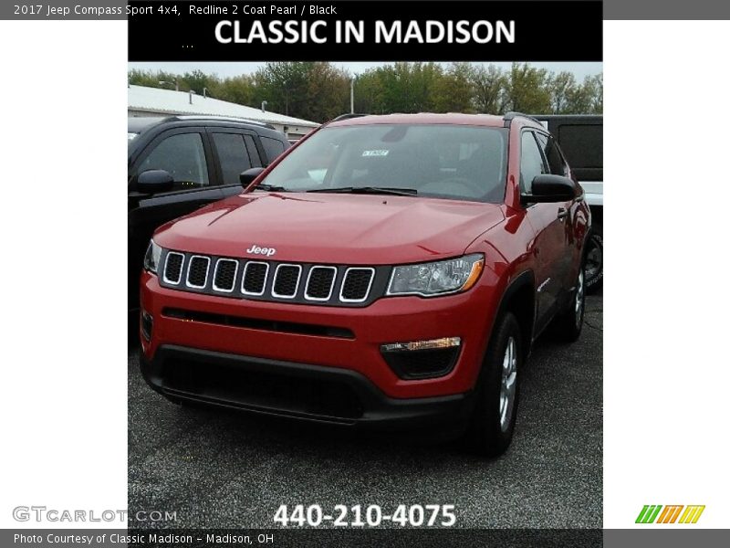 Redline 2 Coat Pearl / Black 2017 Jeep Compass Sport 4x4