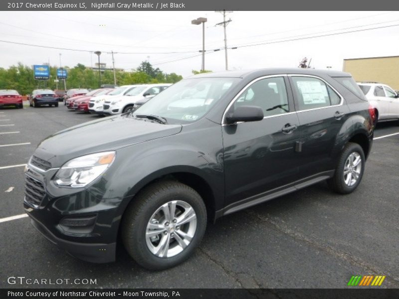 Nightfall Gray Metallic / Jet Black 2017 Chevrolet Equinox LS