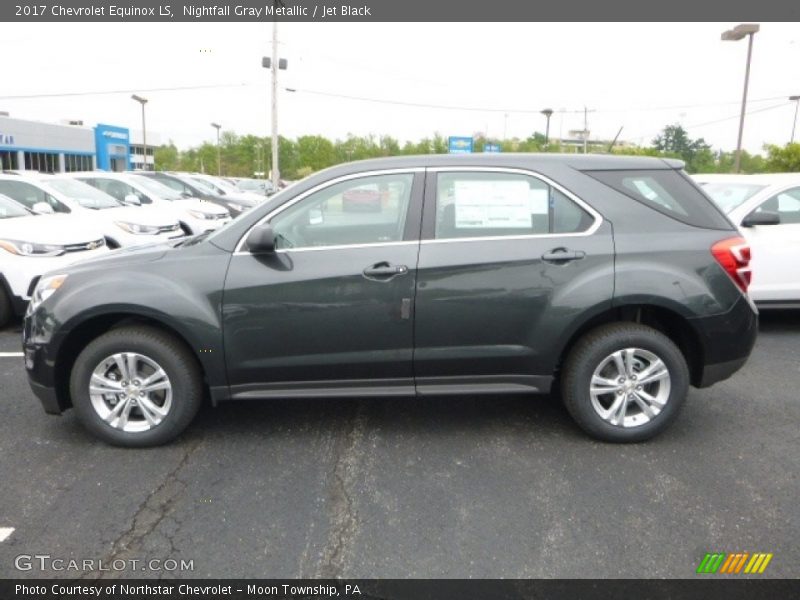 Nightfall Gray Metallic / Jet Black 2017 Chevrolet Equinox LS