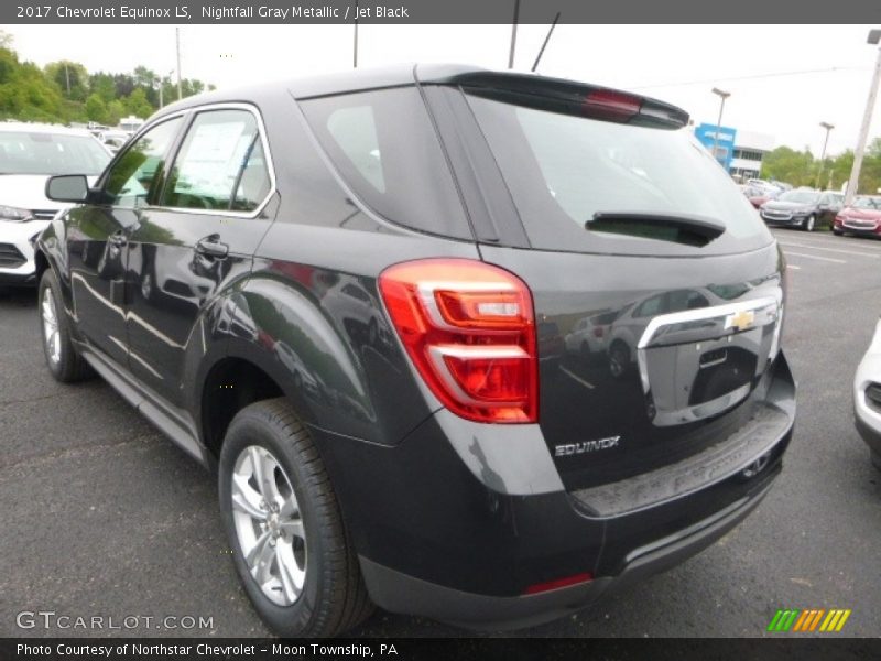 Nightfall Gray Metallic / Jet Black 2017 Chevrolet Equinox LS