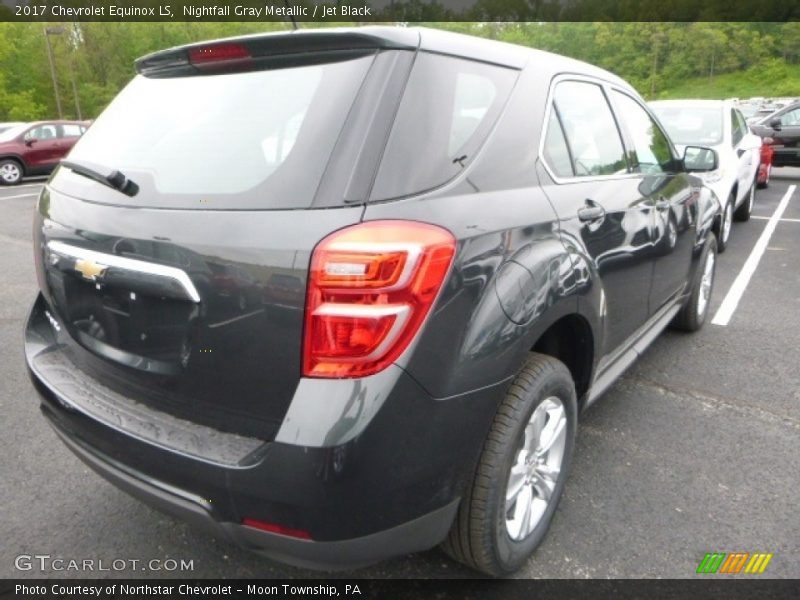Nightfall Gray Metallic / Jet Black 2017 Chevrolet Equinox LS
