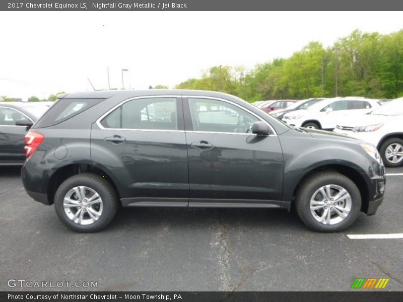 Nightfall Gray Metallic / Jet Black 2017 Chevrolet Equinox LS