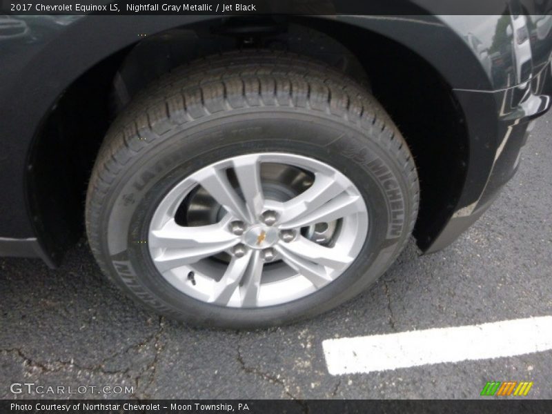 Nightfall Gray Metallic / Jet Black 2017 Chevrolet Equinox LS